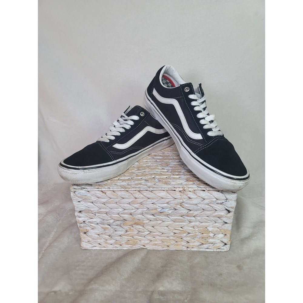 Vans Skate Old Skool Skater Low Top Sneakers Black Mens 12 90s Revival Grunge